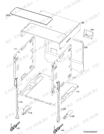 Схема №1 BOBEPB с изображением Микромодуль для плиты (духовки) Aeg 9825610791486